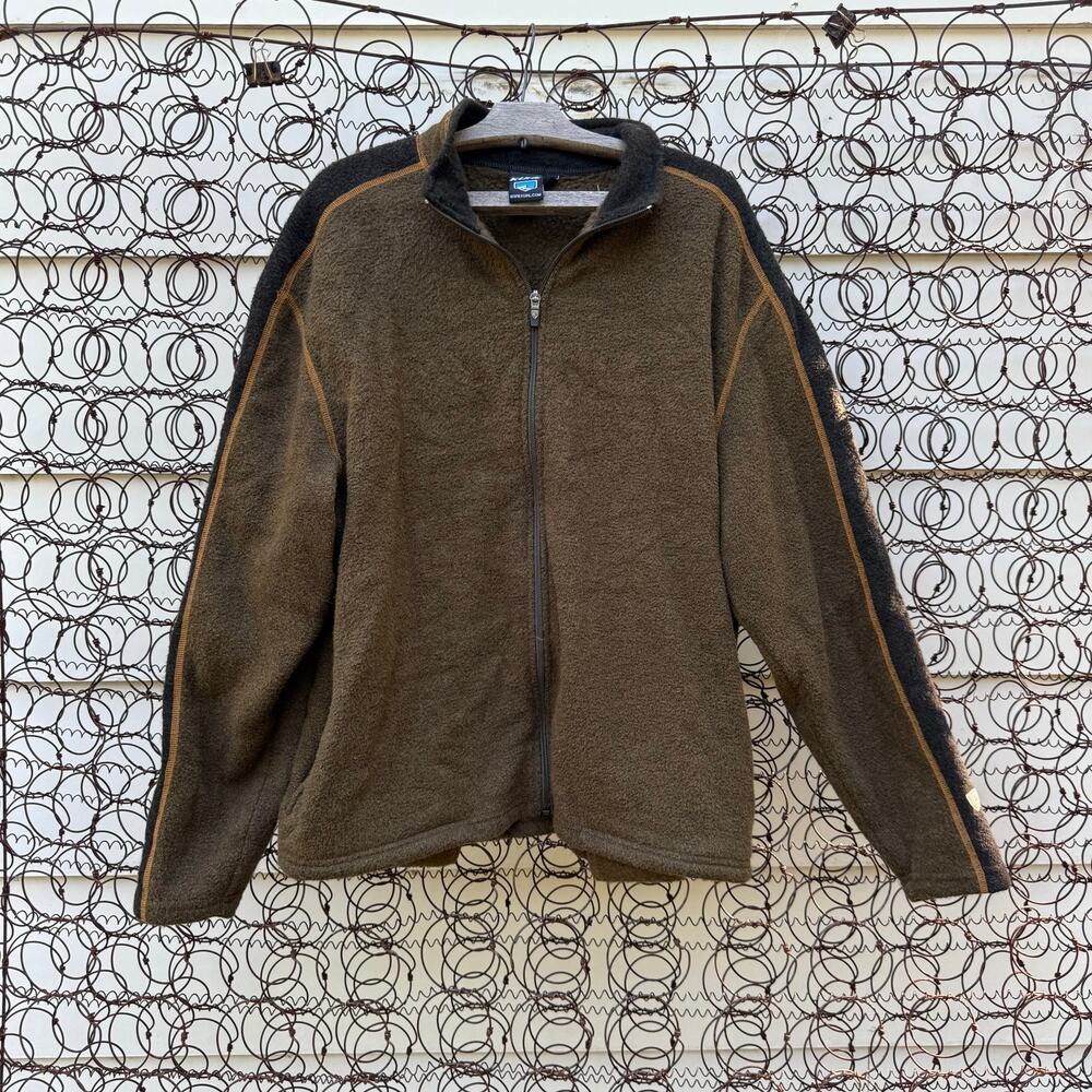 Kuhl Alfpaca Fleece Full Zip Jacket Pockets Hiking Adventure Gorpcore XXL